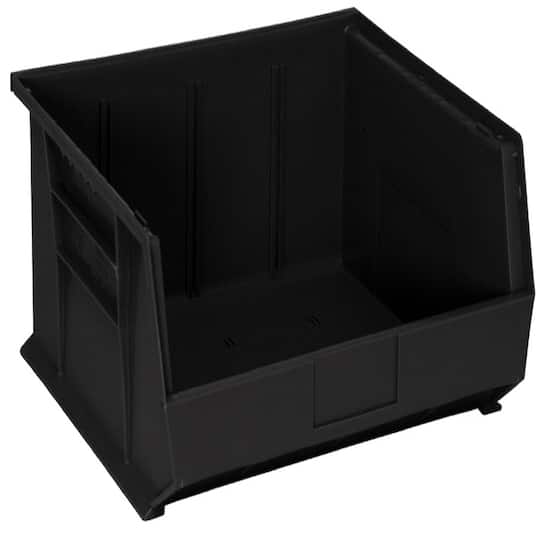 Quantum Storage Systems® Black 14.75" x 16.5" x 7" ULTRA Stack & Hang Bin